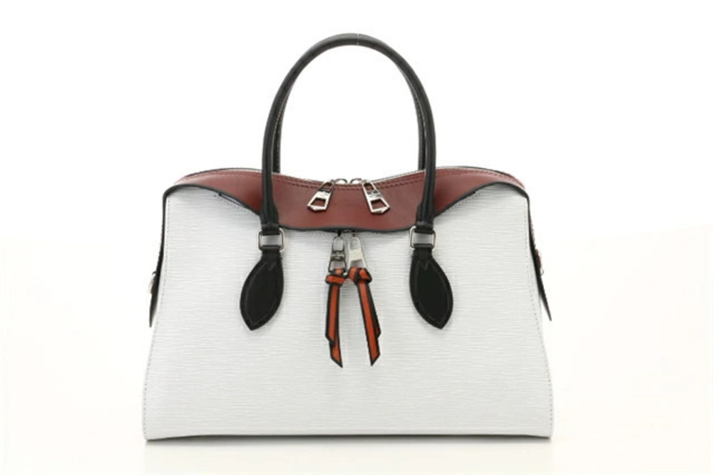 LOUIS VUITTON Bag Tote Tuileries Epi Blanc White